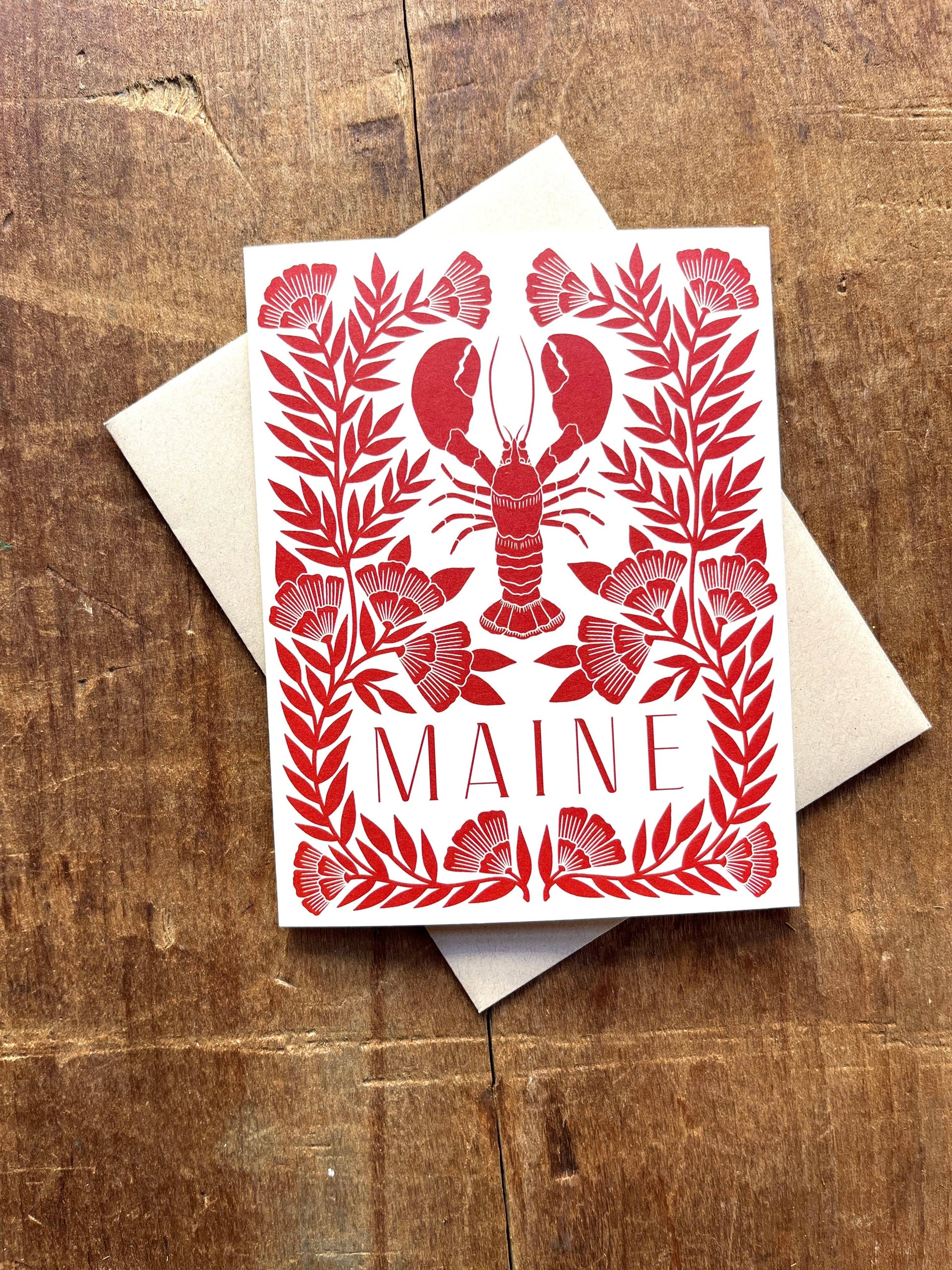 Maine Lobster Greeting Card Set