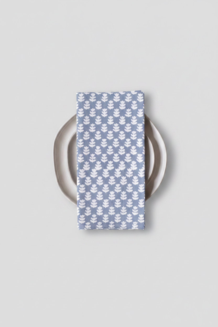 Tula Cloud Block Printed Napkins