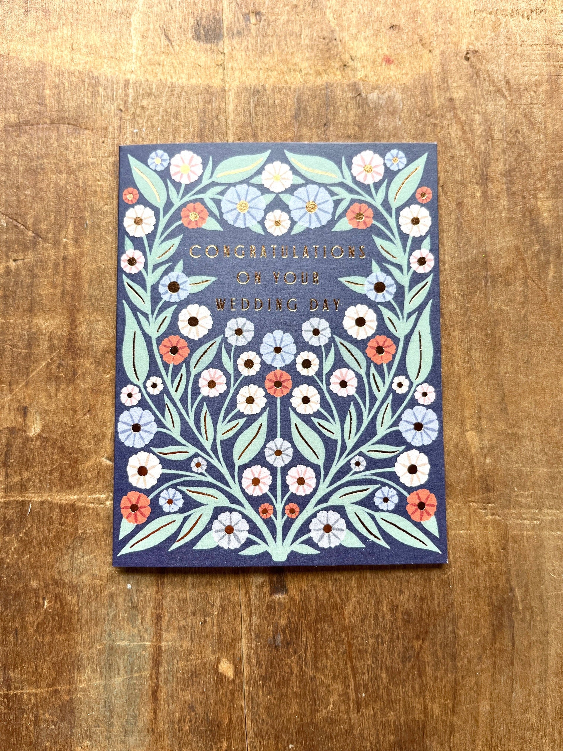 "Congratulations on Your Wedding Day," Greeting Card
