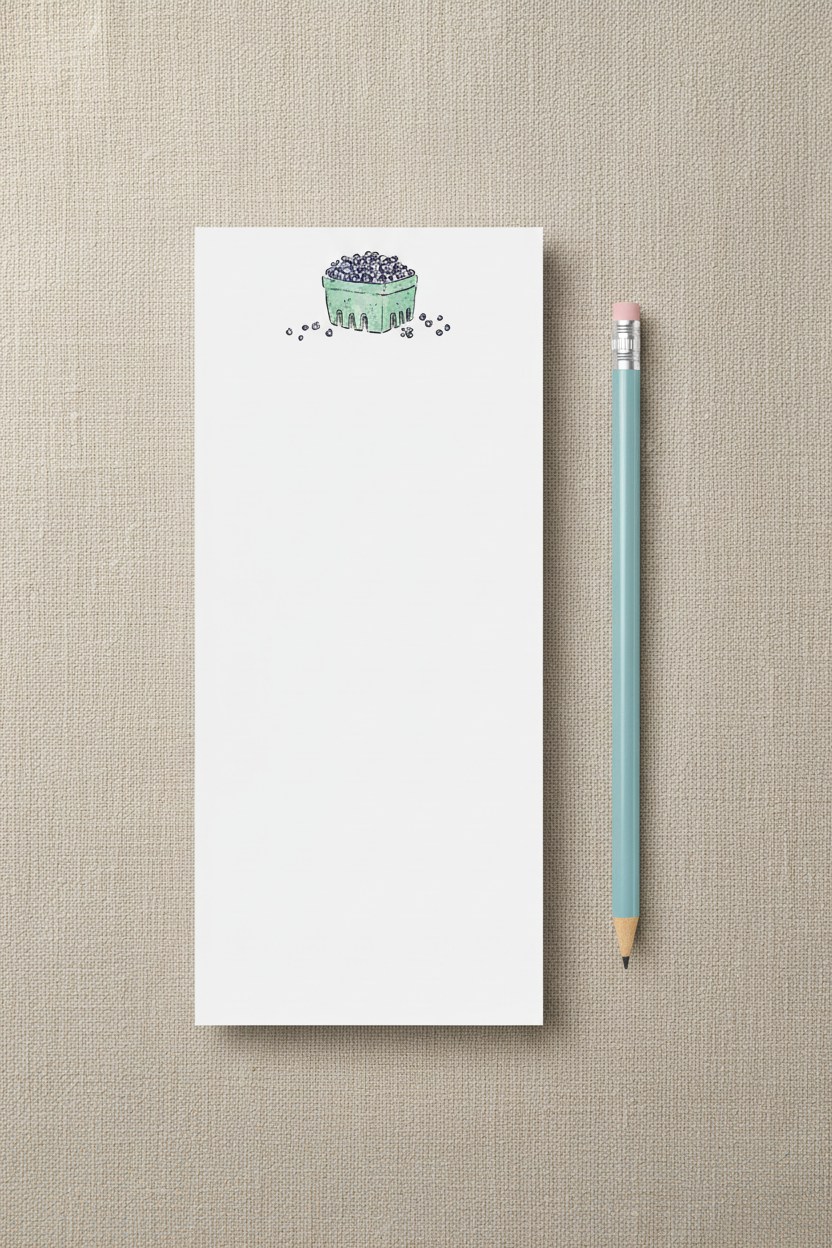 Blueberry Pint Notepad