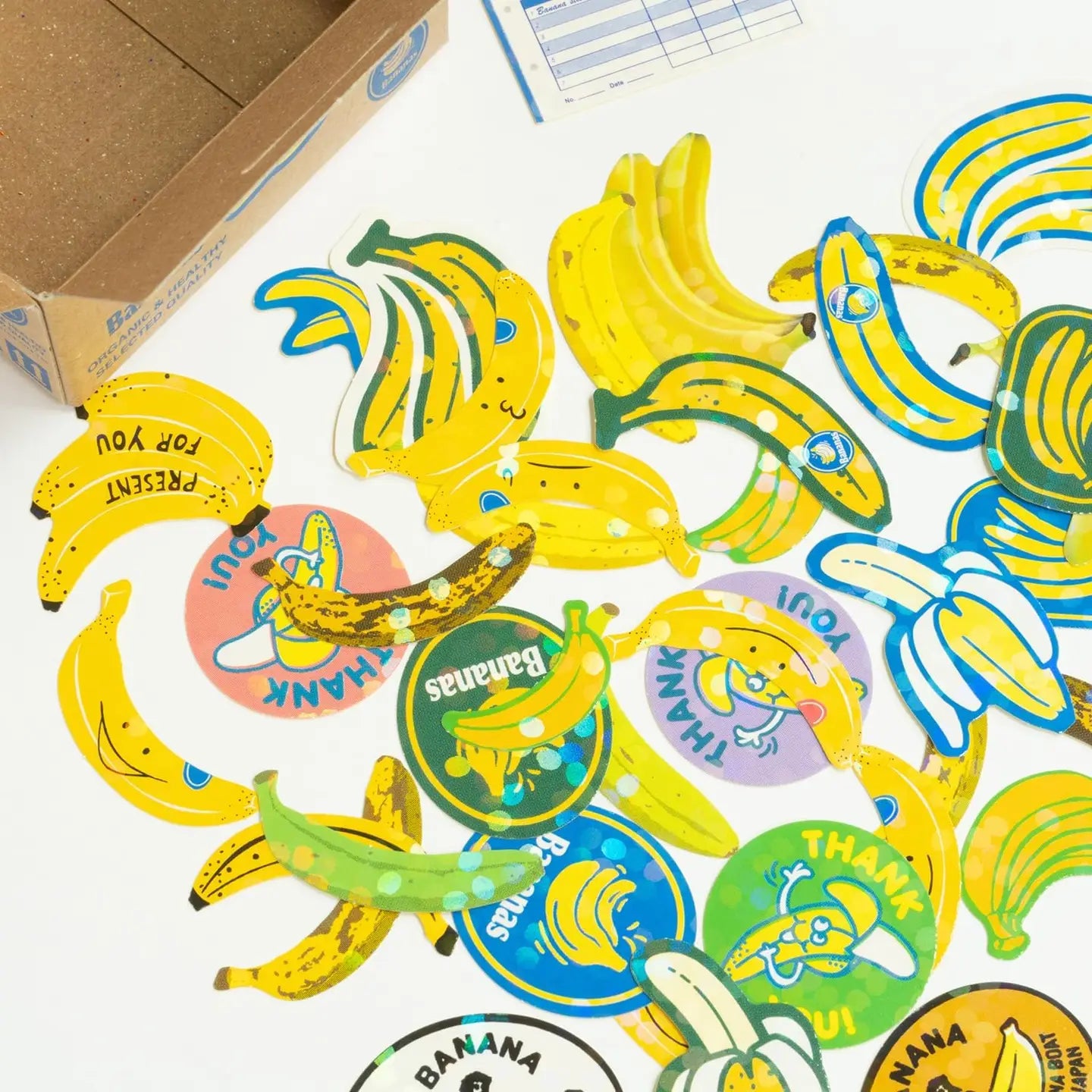 Mini Sticker Banana Box