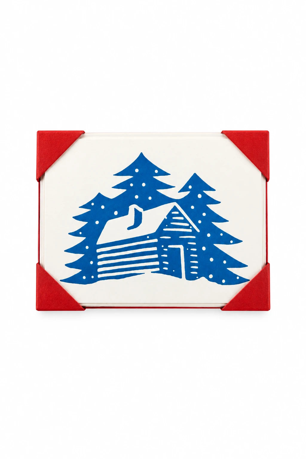 Winter Cabin Notelet Card