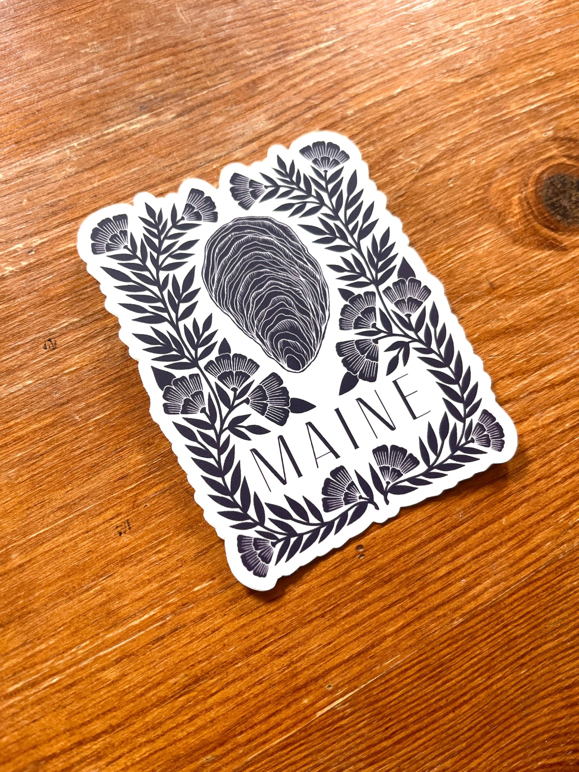 Maine Oyster Sticker