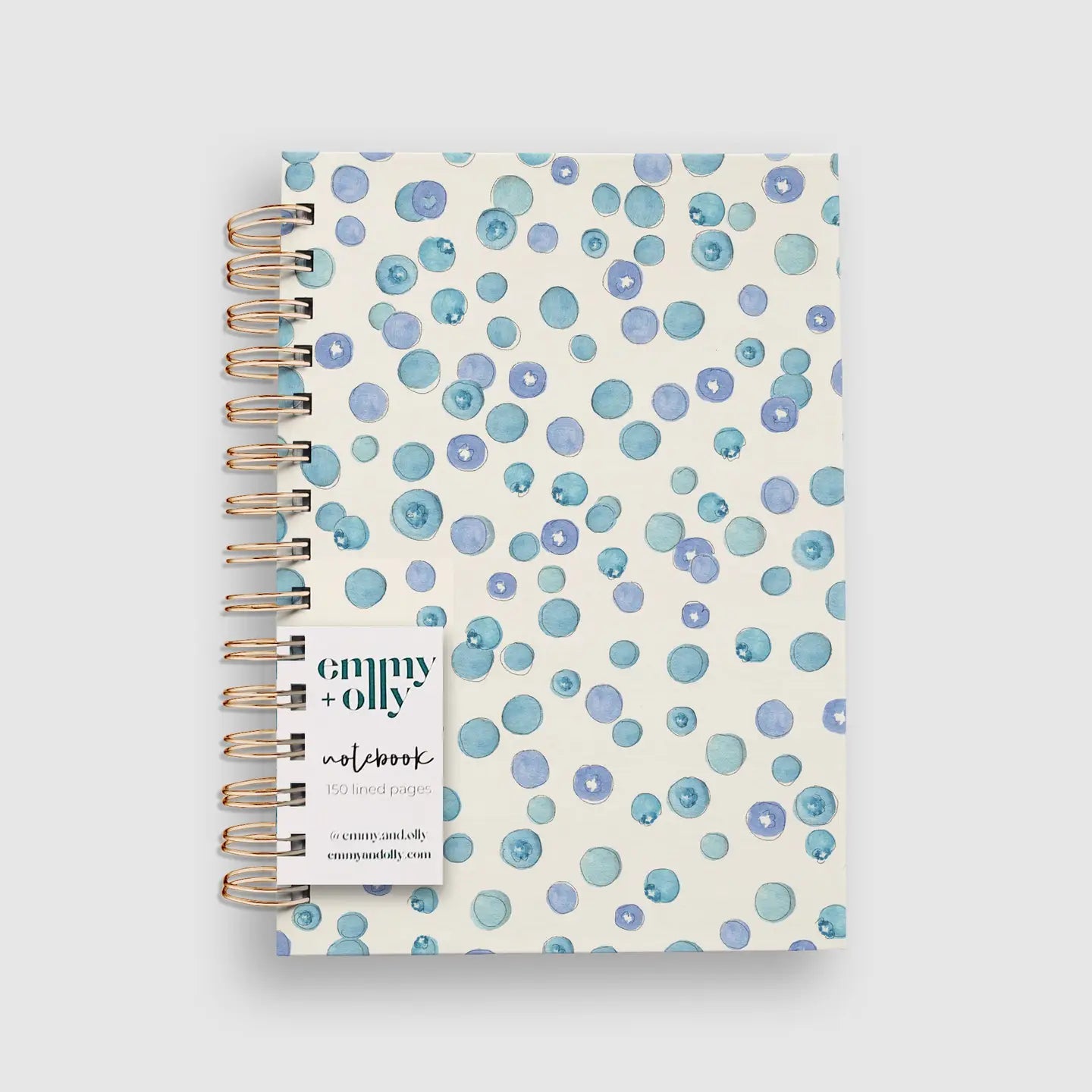 Blueberries Hardcovered Notebook