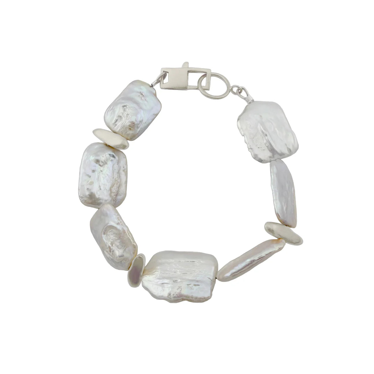 Large Square Pearls bracelet