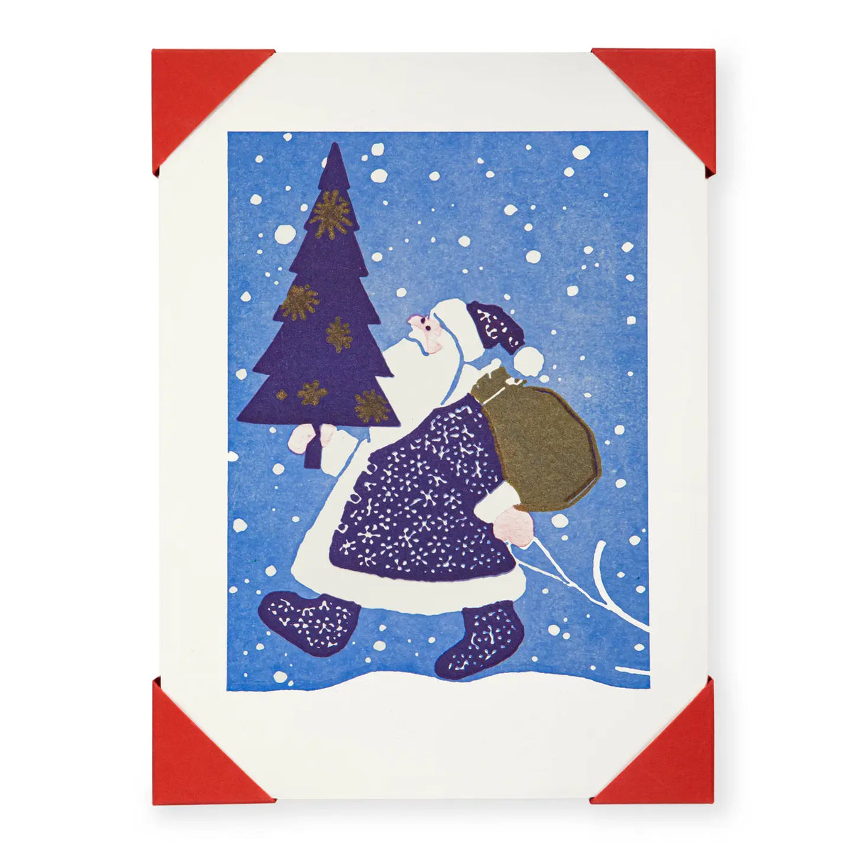Vintage Father Notelet Christmas Card