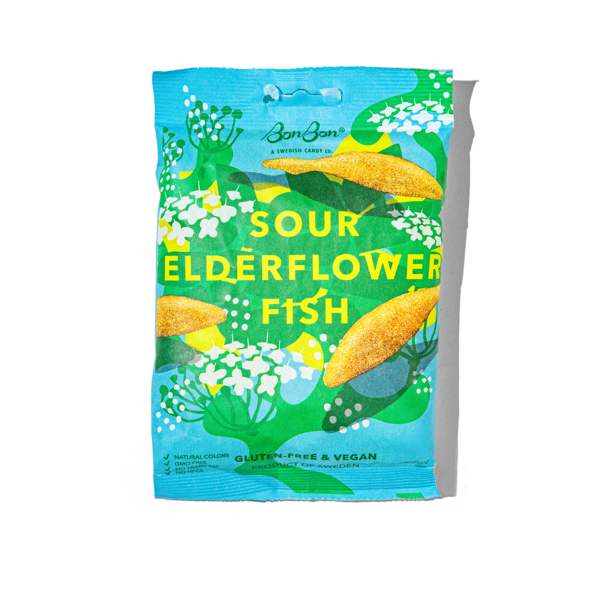 Sour Elderflower Fish Swedish Candy