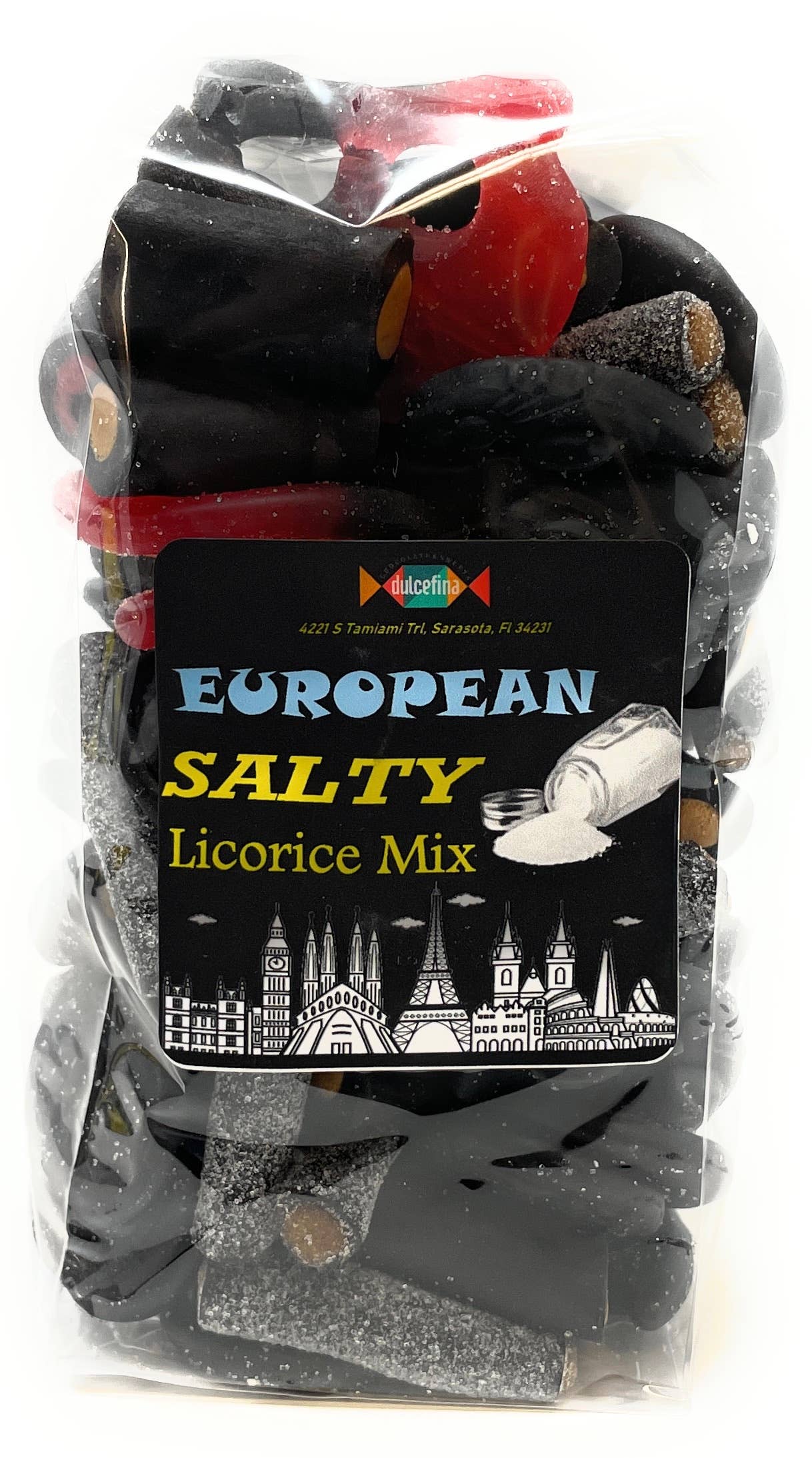 European Salty Licorice Mix 10oz Bag