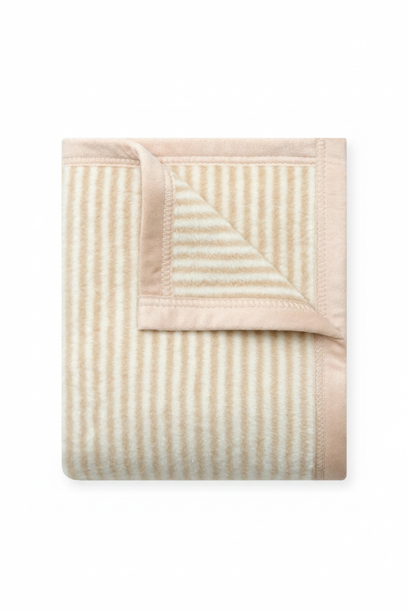Sweet Pea Stripe Oak Mini Blanket
