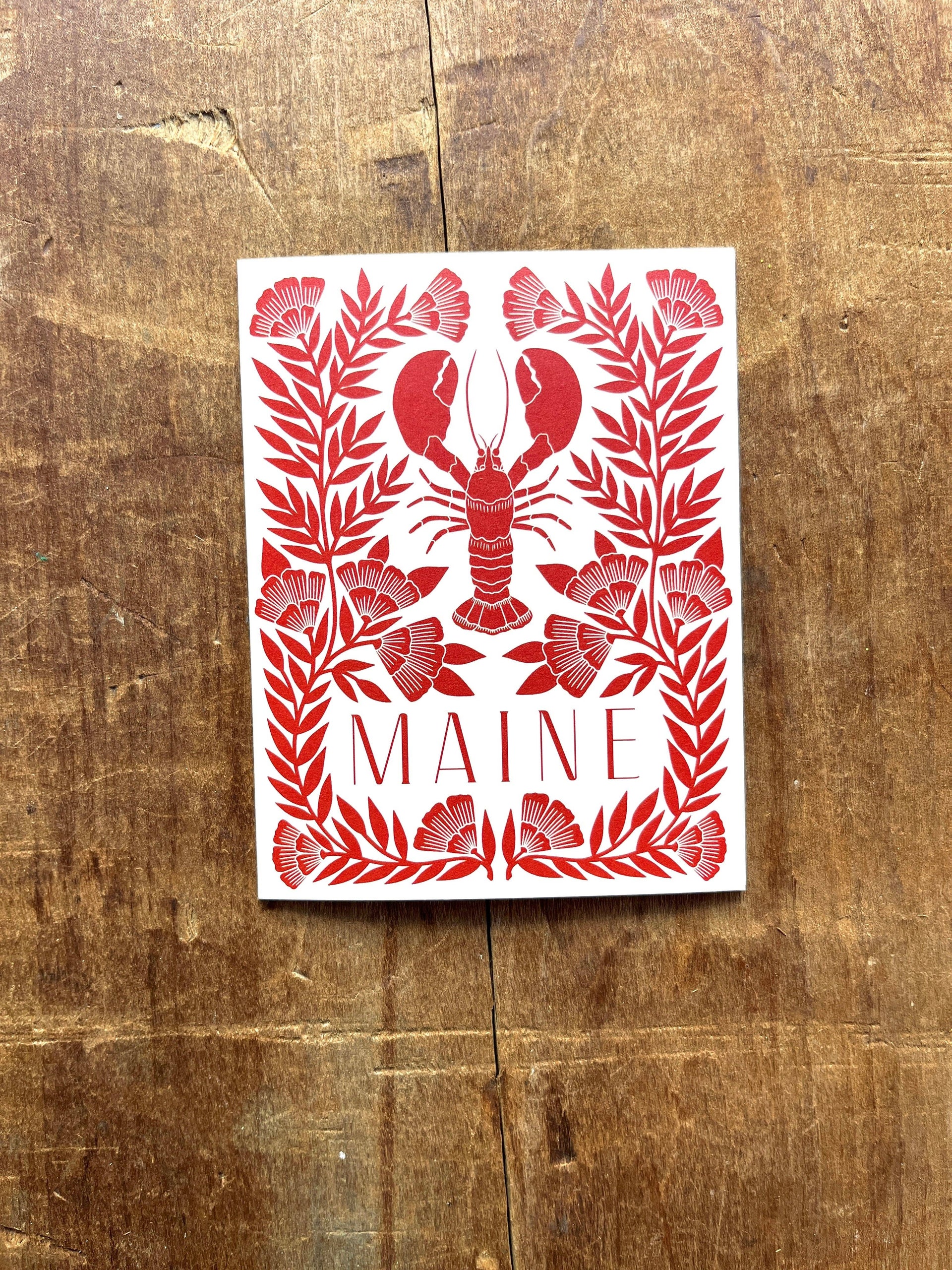 Maine Lobster Greeting Card Set