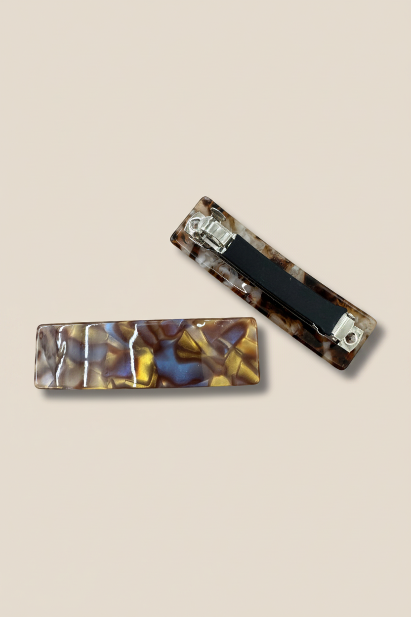 Abalone French Barrette