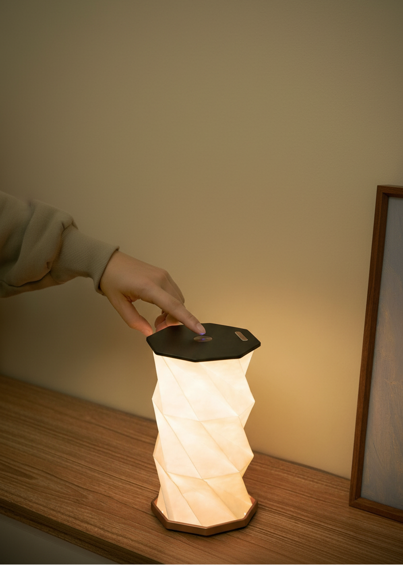 Twist Hexagon Lamp