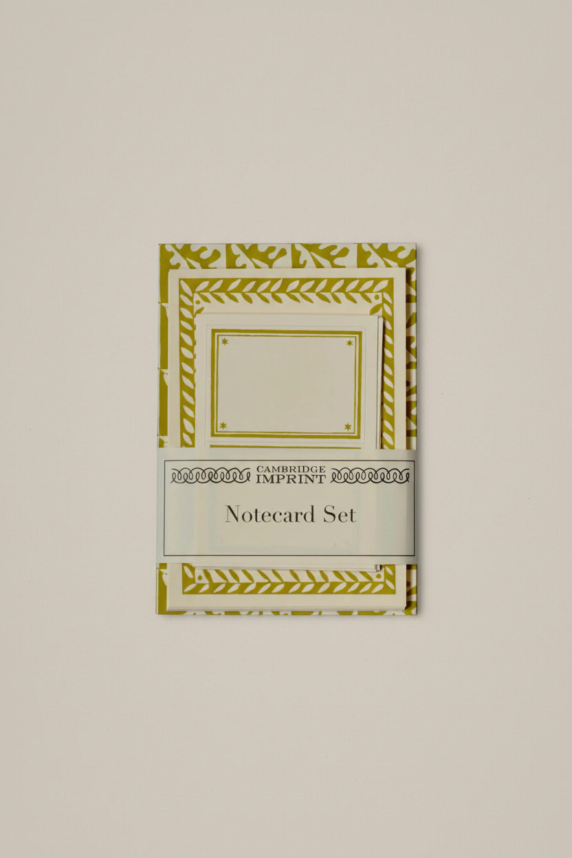 Cambridge Imprint Oak Leaf Notecards And Envelopes