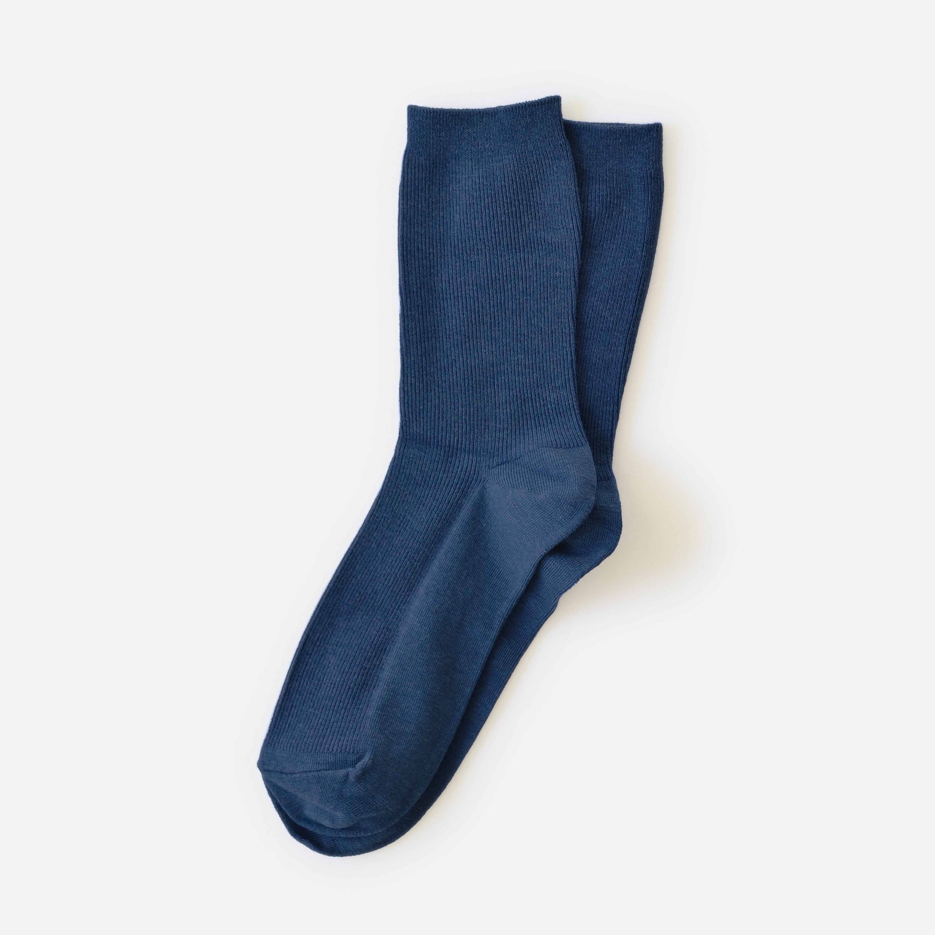 Deep Ocean Everyday Solid Crew Socks