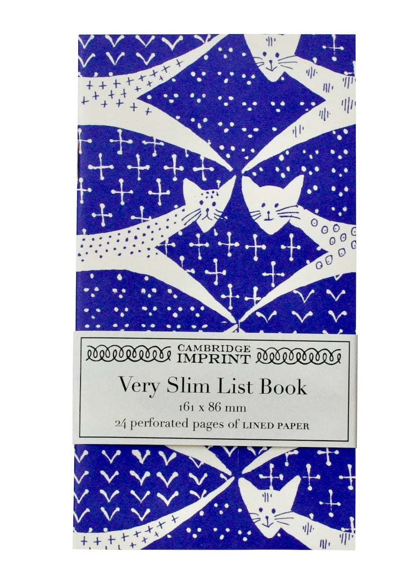 Very Slim List Book Cats