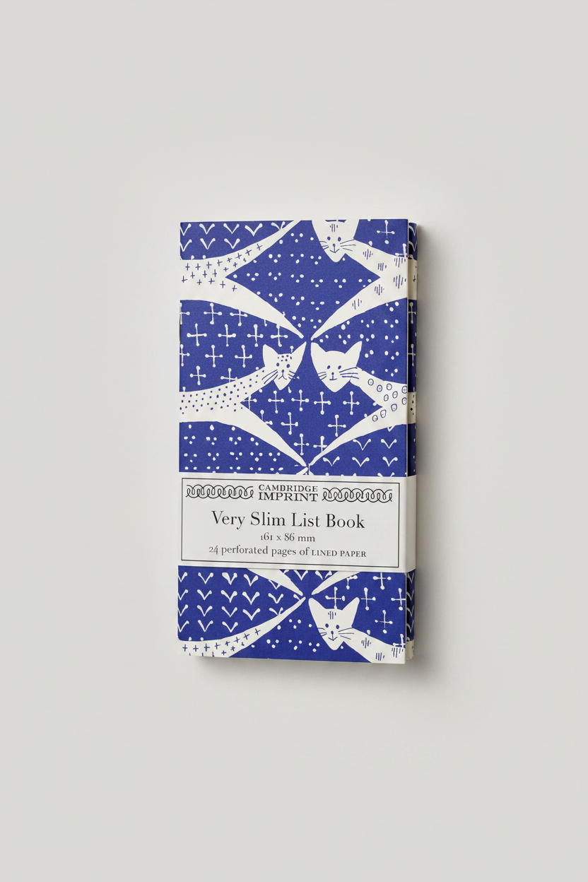 Very Slim List Book Cats