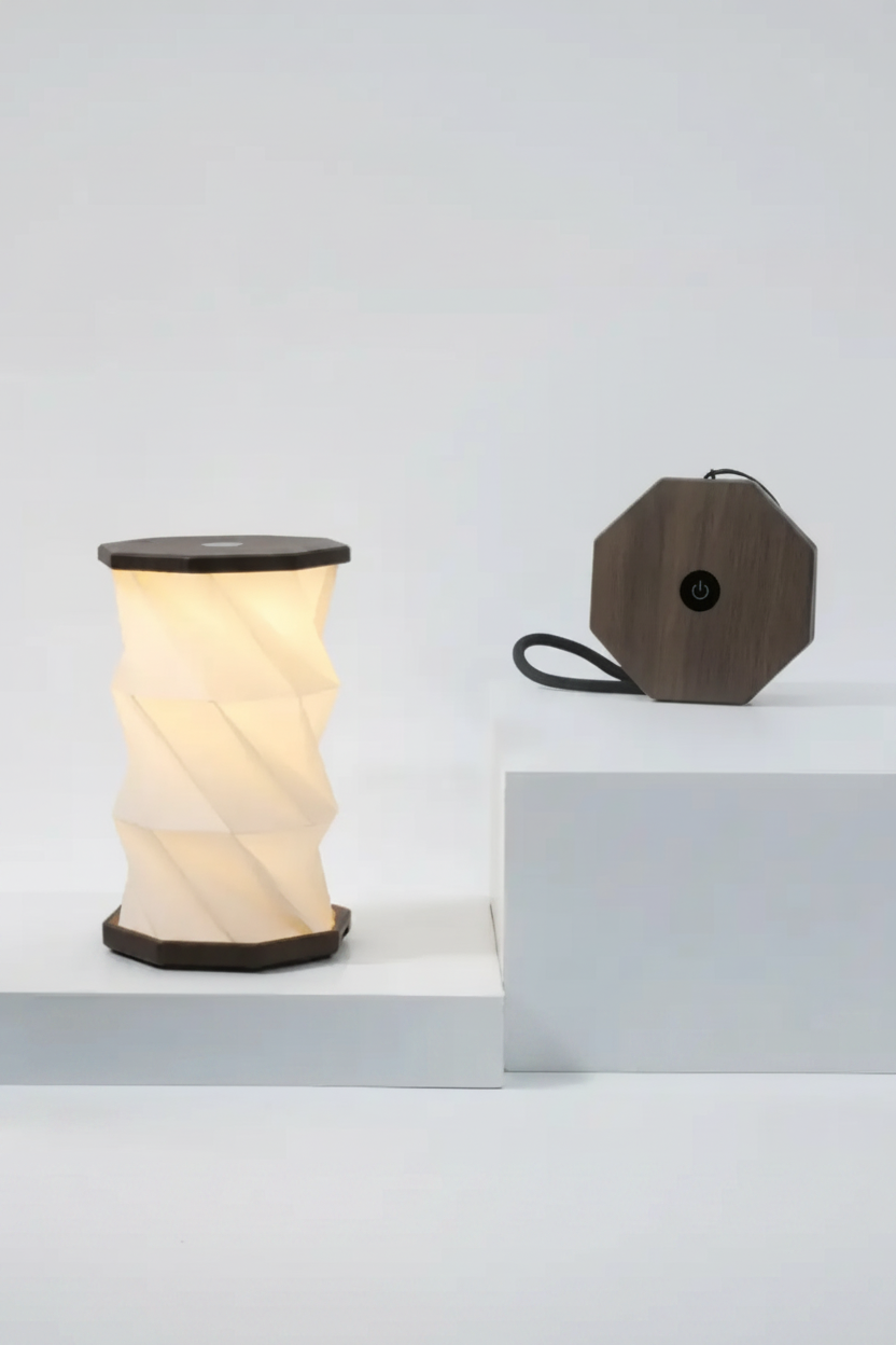 Mini Hexagon Twist Lamp