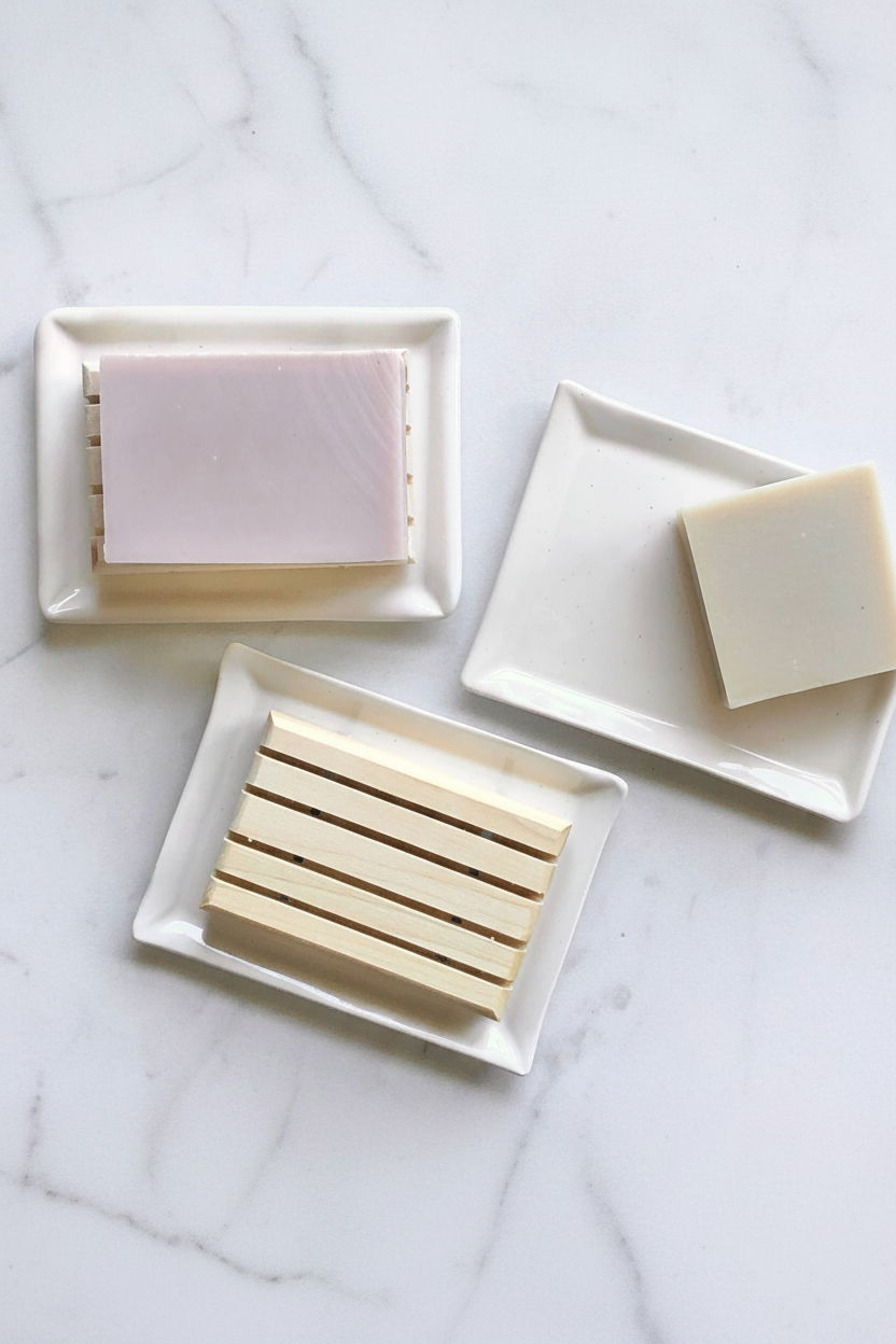 Wooden Soap Dish for bar soaps