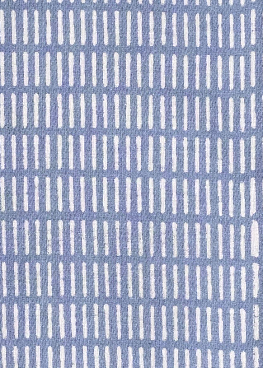 Pontis Stripes Cloud Block Printed Napkins Set of 4
