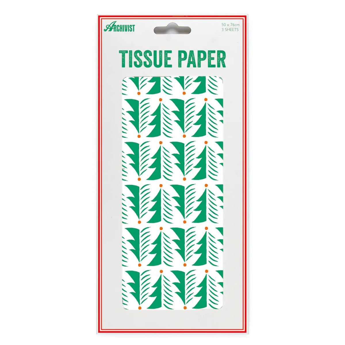 Conifer Christmas Tissue Paper