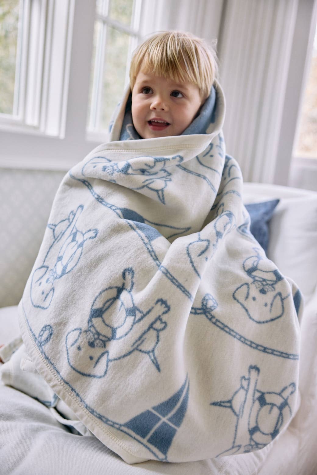 Sailor Pups Midi Blanket