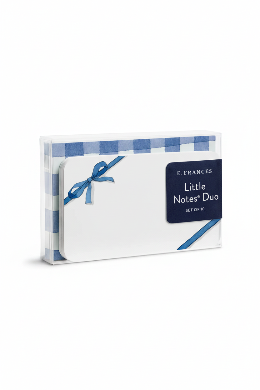 Blue Bow Little Notes Duo Set