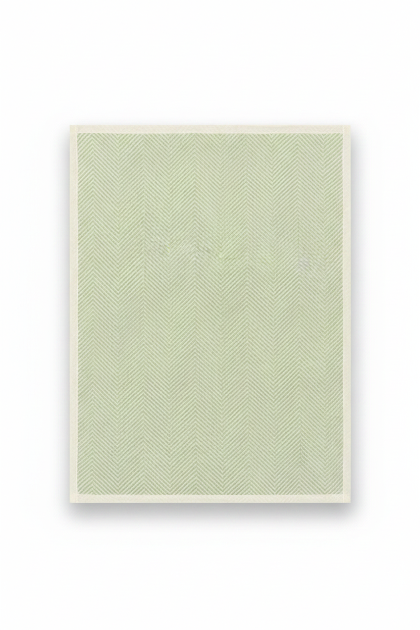 Harborview Herringbone Sprout Green Mini Blanket