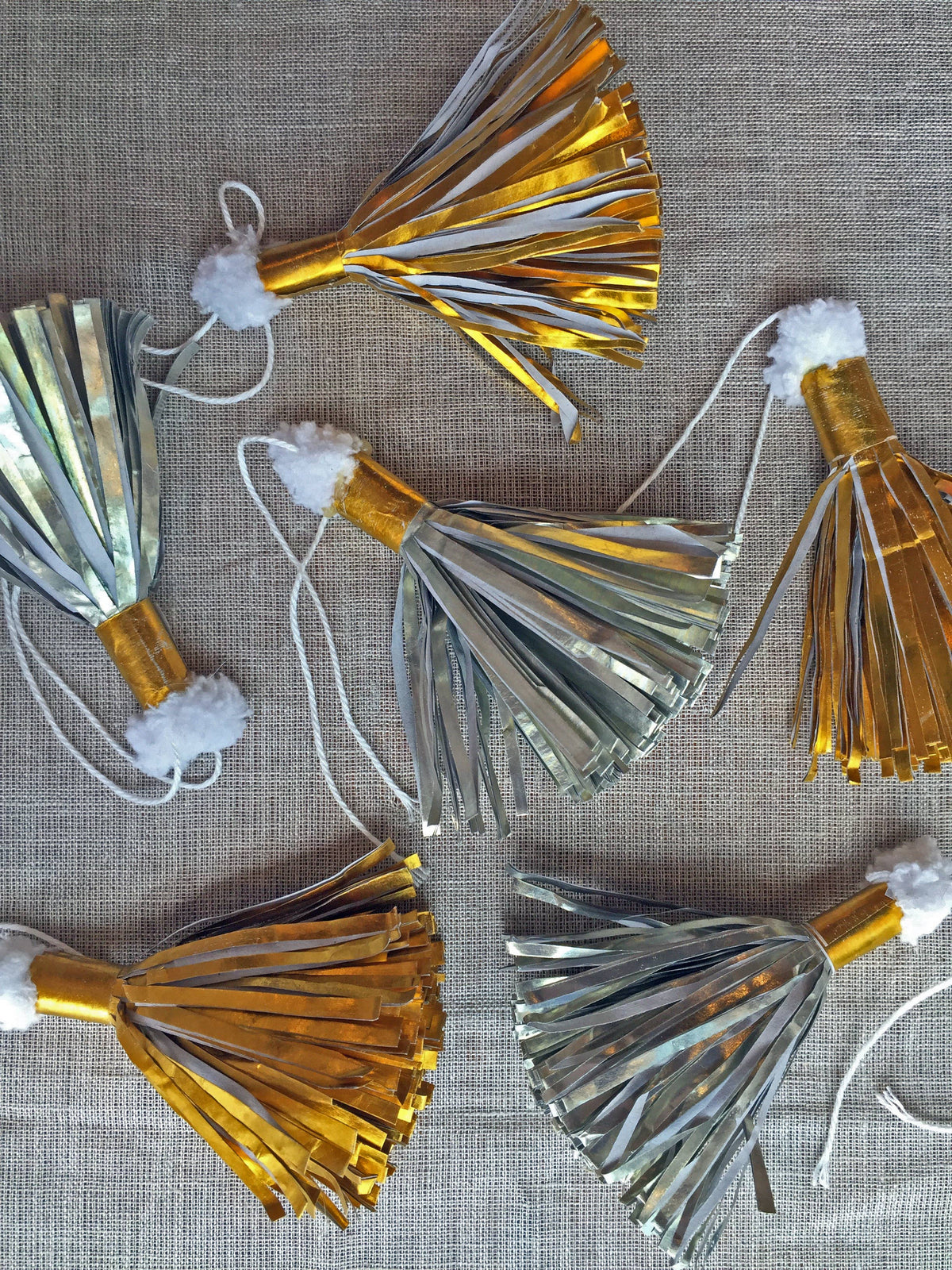 Metallic Tassels