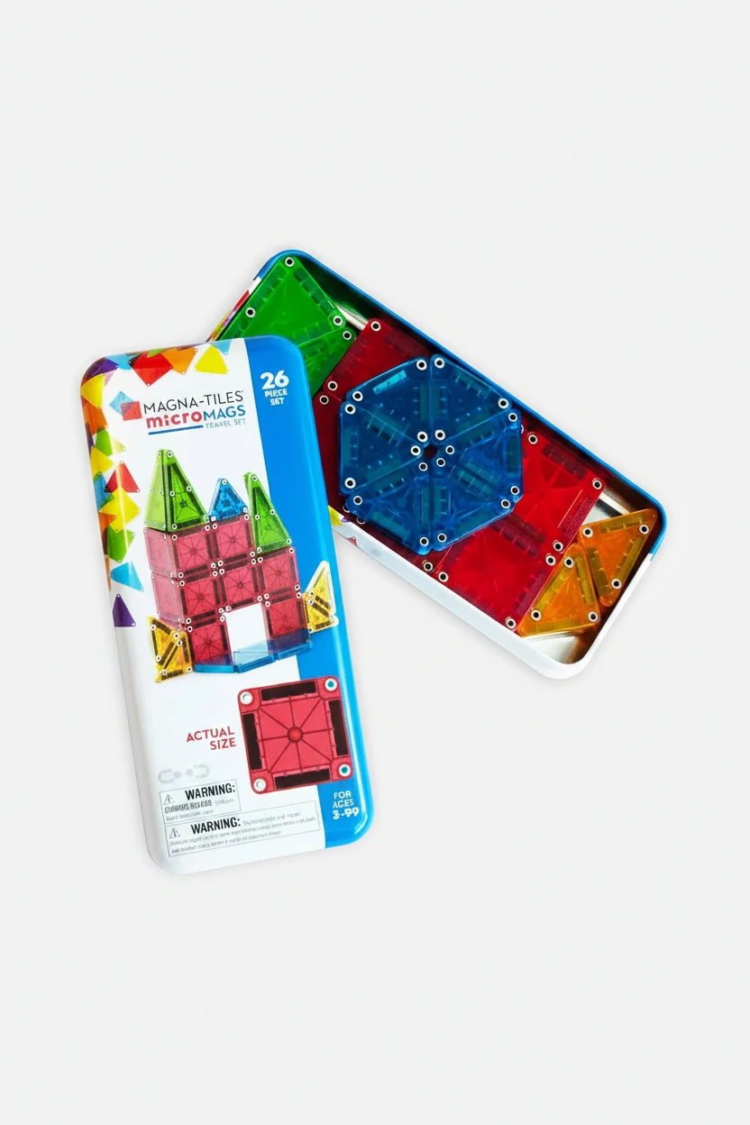 Magna-Tiles Micromags 26-Piece Travel Set
