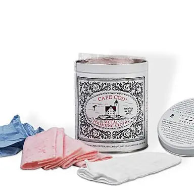 Cape Cod Metal Polishing Cloths Economy Size Tin