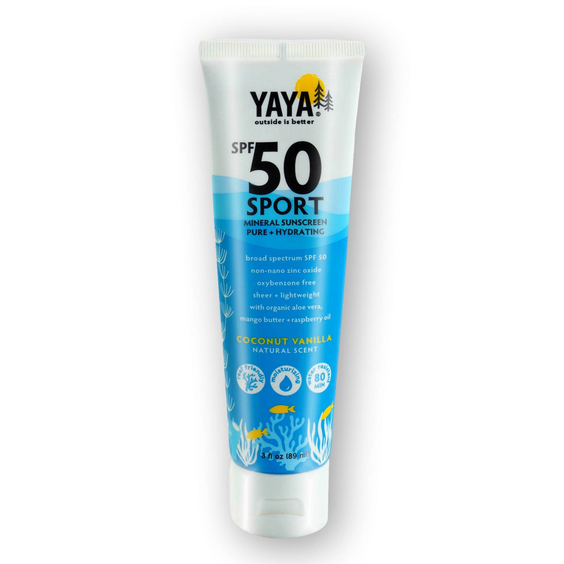 SPORT SPF 50 Pure and Hydrating 3 oz Mineral Sunscreen