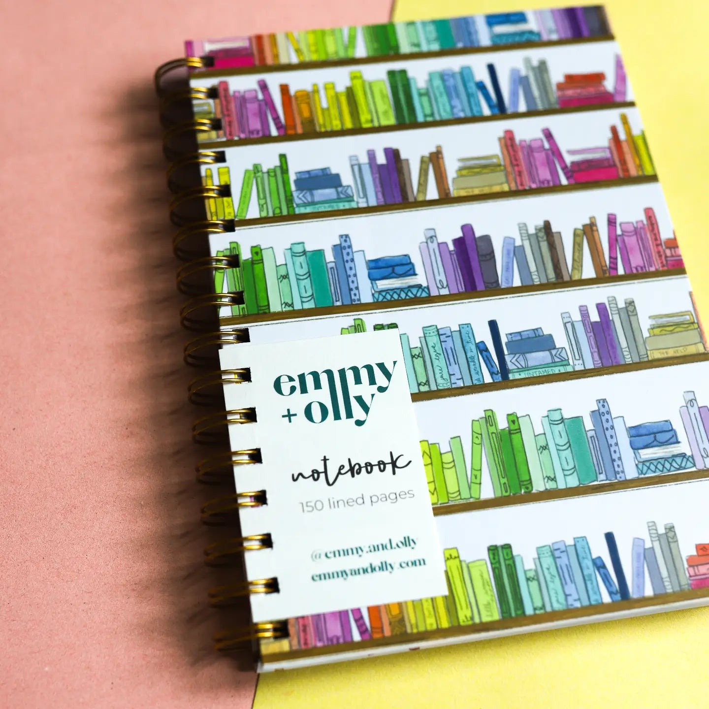 Books Themed Hardcover Notebook