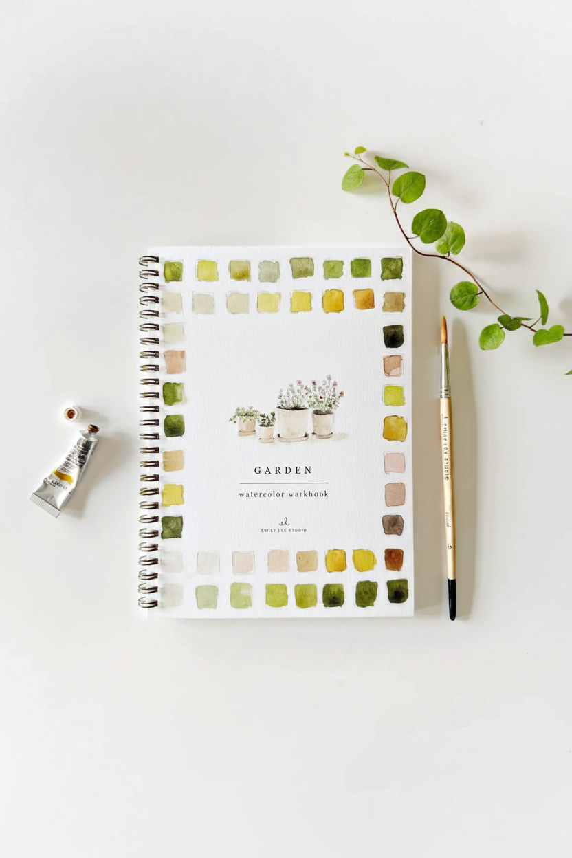 Garden Watercolor Workbook