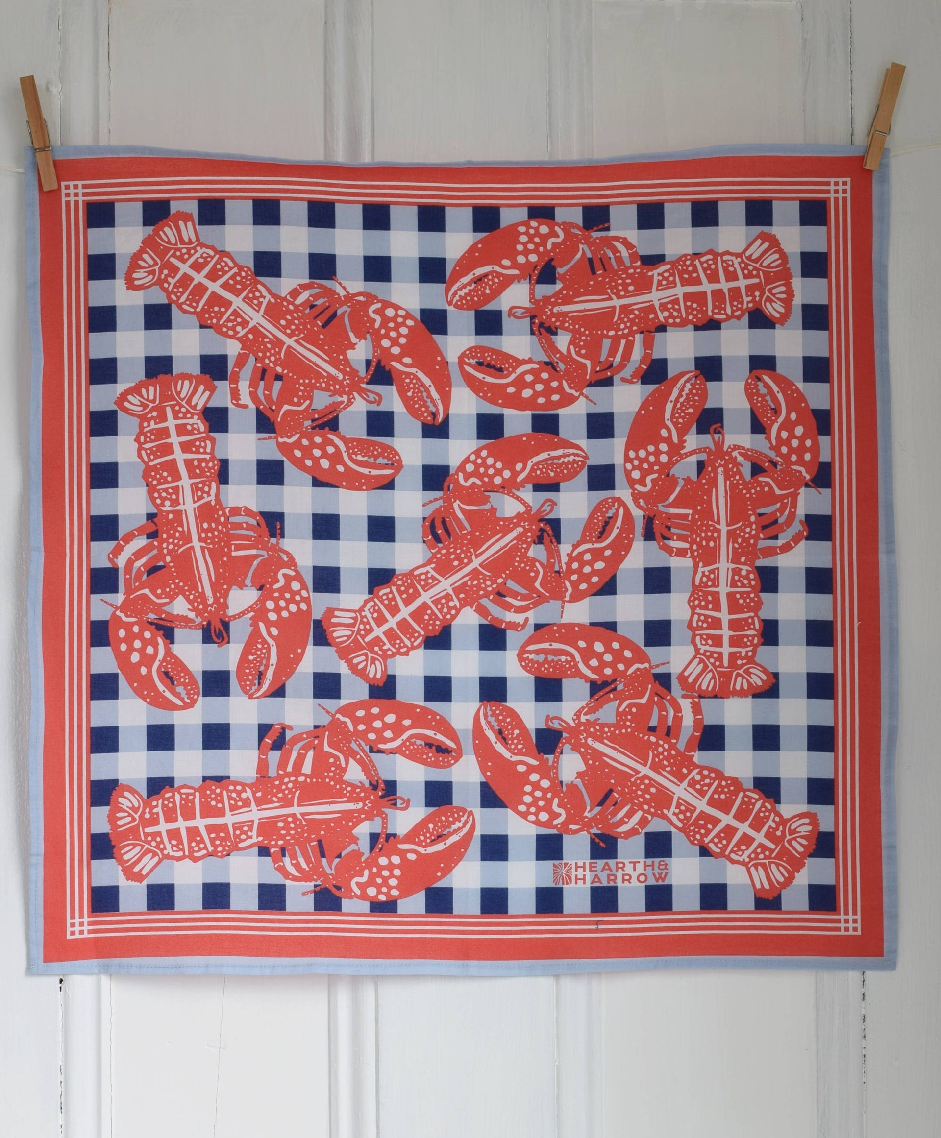 Lobster Bandana 100% Cotton