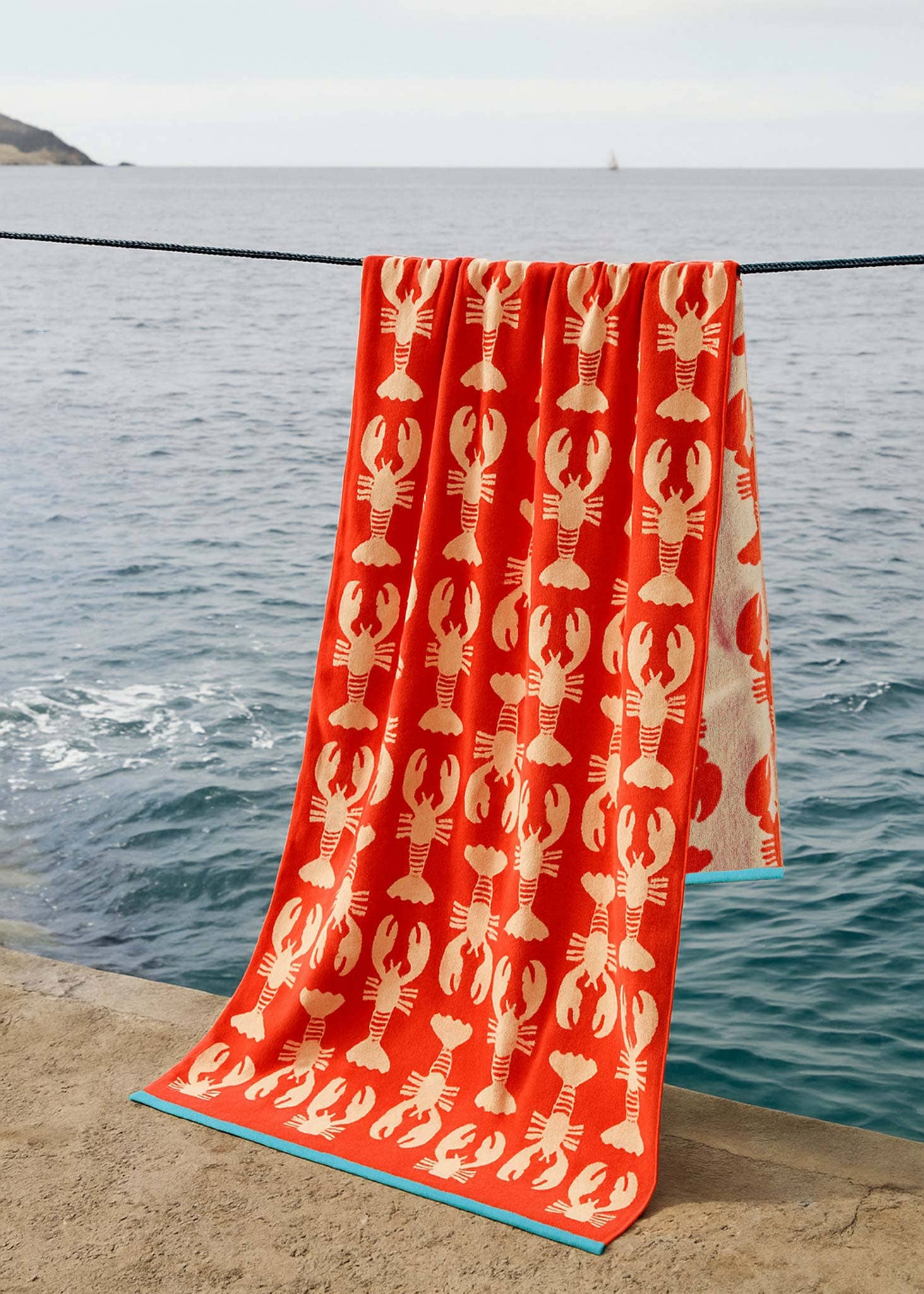 Red Lobsters Organic Cotton Towels