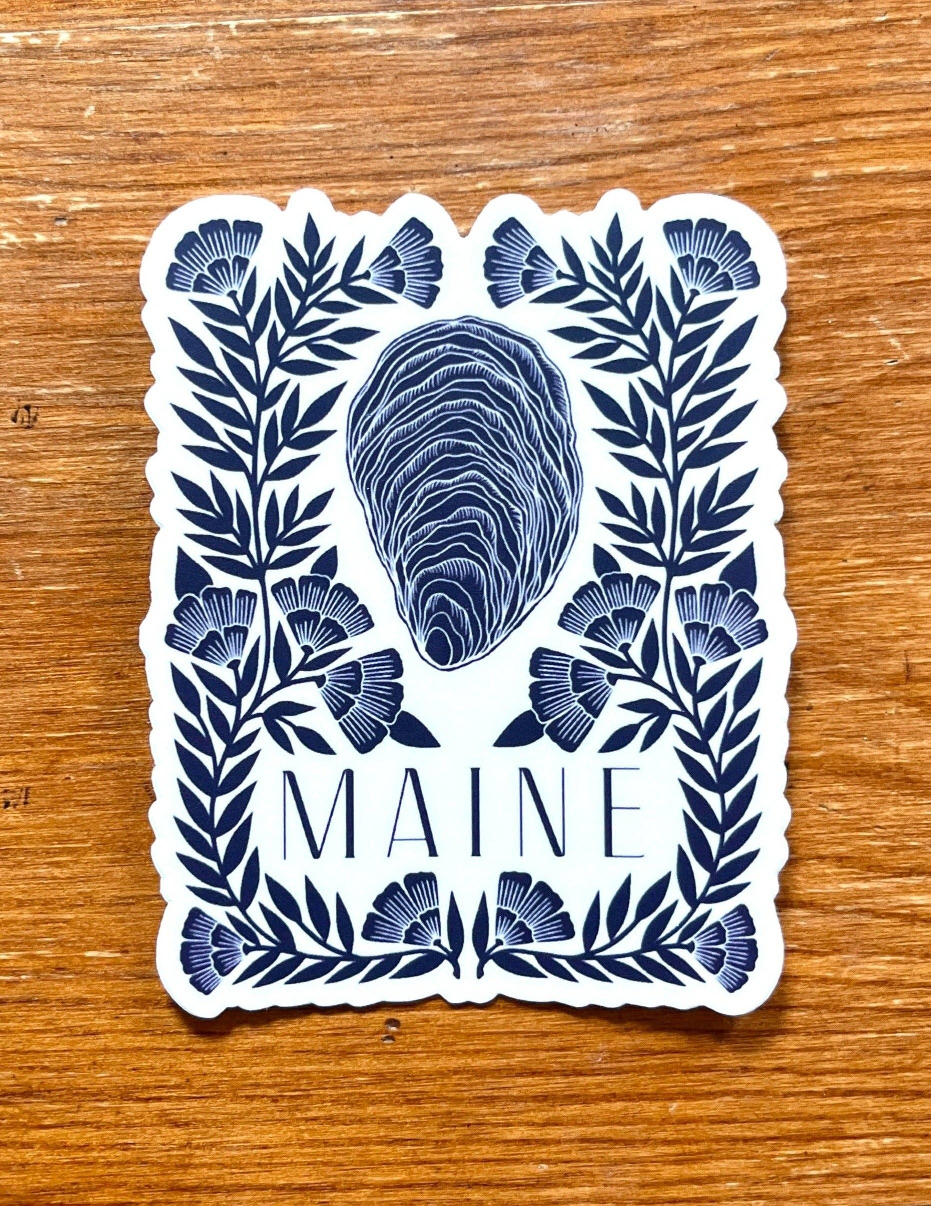 Maine Oyster Sticker