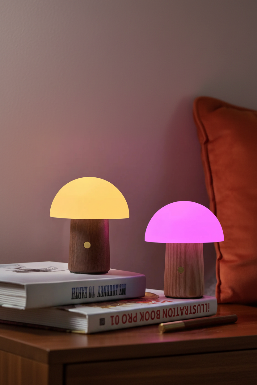 Mini Alice Mushroom Lamp