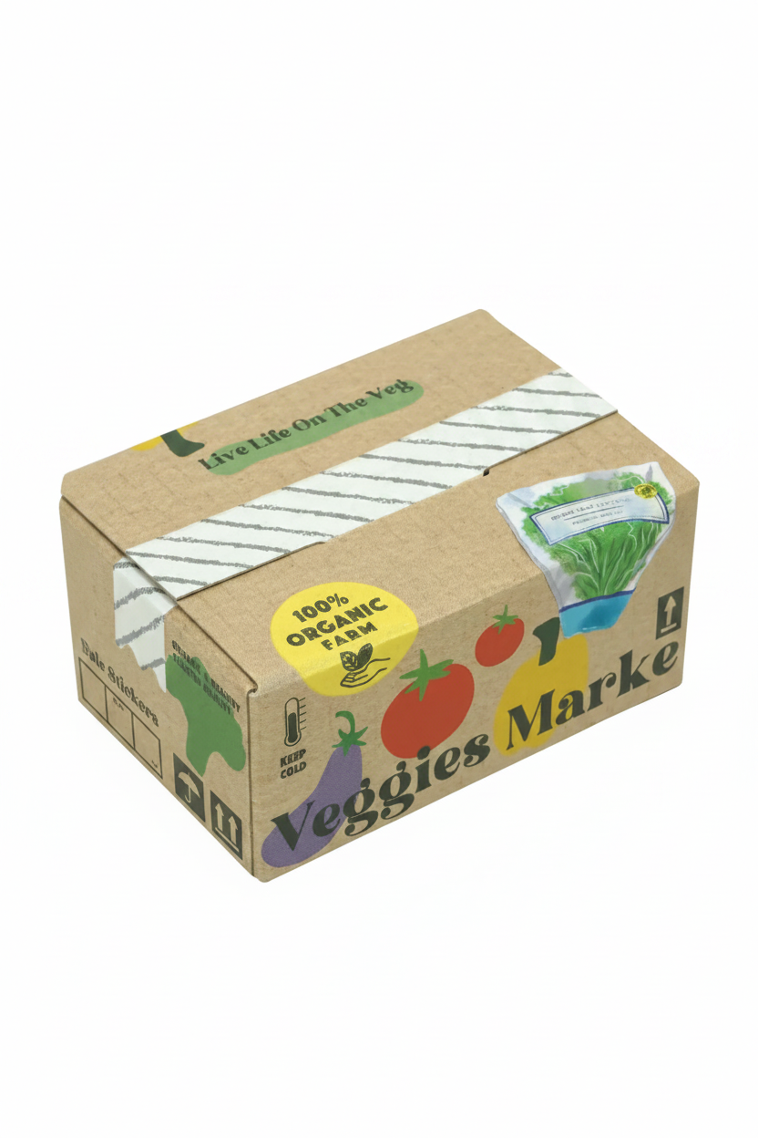 Mini Sticker Veggies Market Box