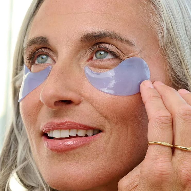 Undereye Served on Chilled Ice Firming Under Eye Patches