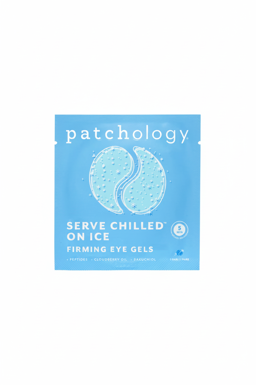 Undereye Served on Chilled Ice Firming Under Eye Patches