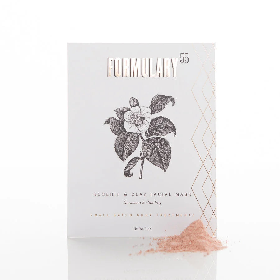 Rosehip & Clay Facial Mask with Geranium and Comfrey