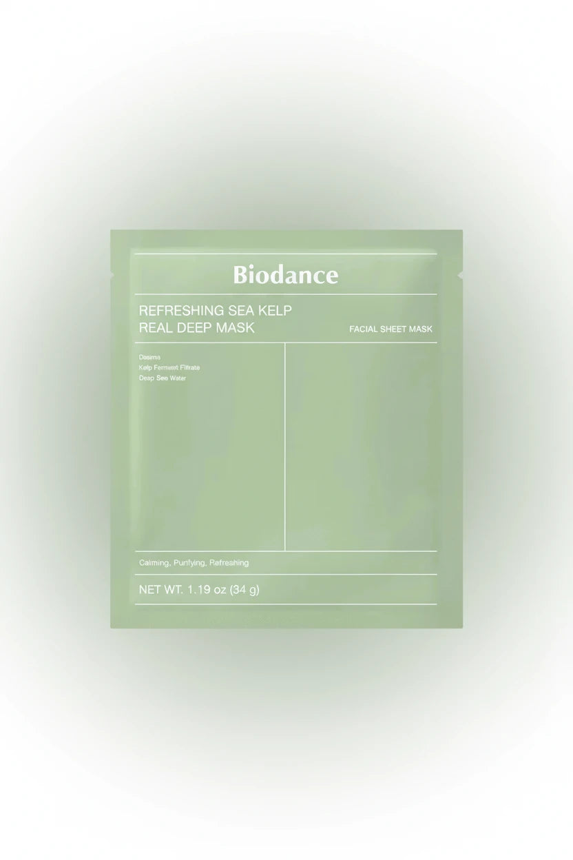 BIODANCE Refreshing Sea Kelp Real Deep Face Sheet Mask