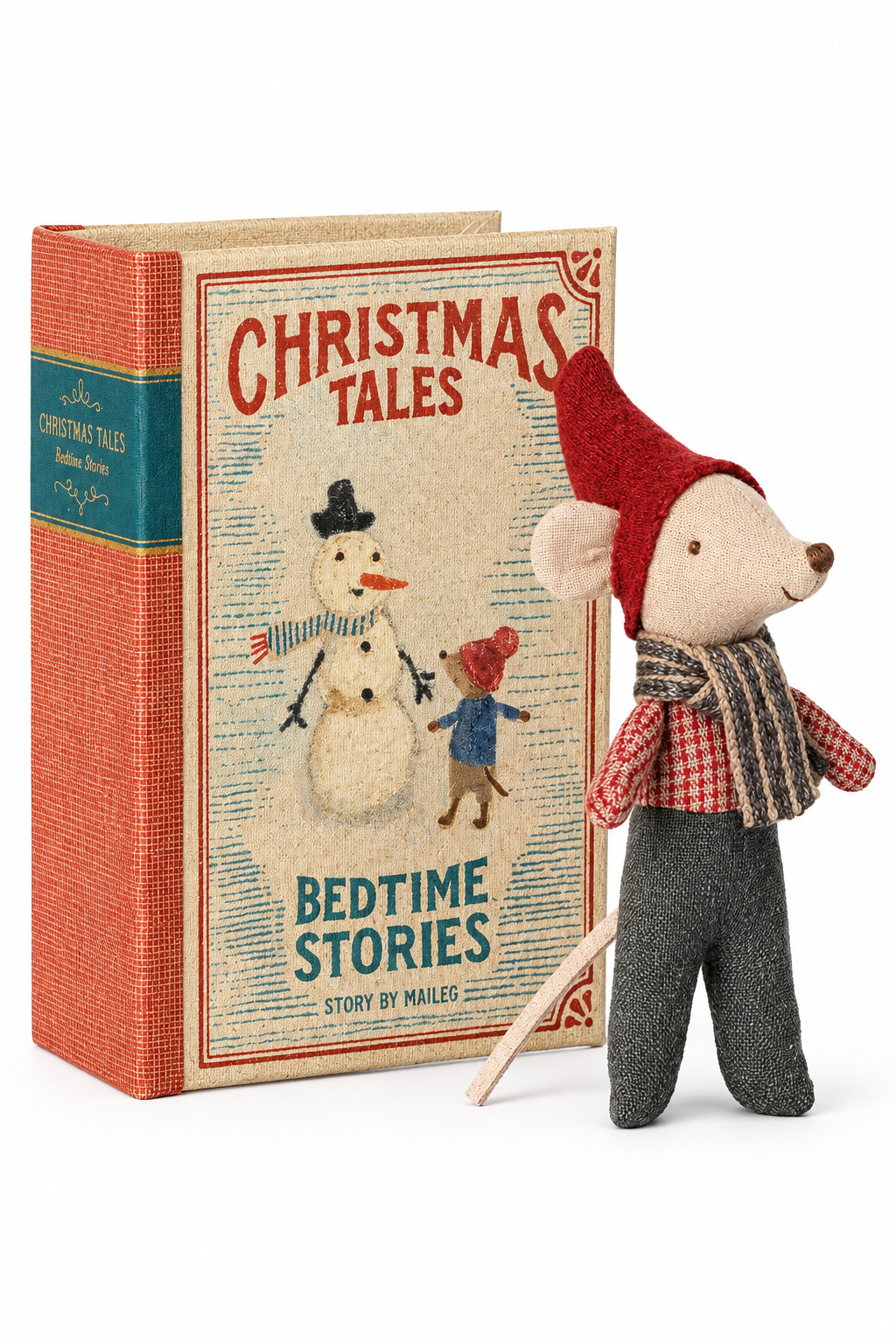 Christmas mouse, Baby in book
