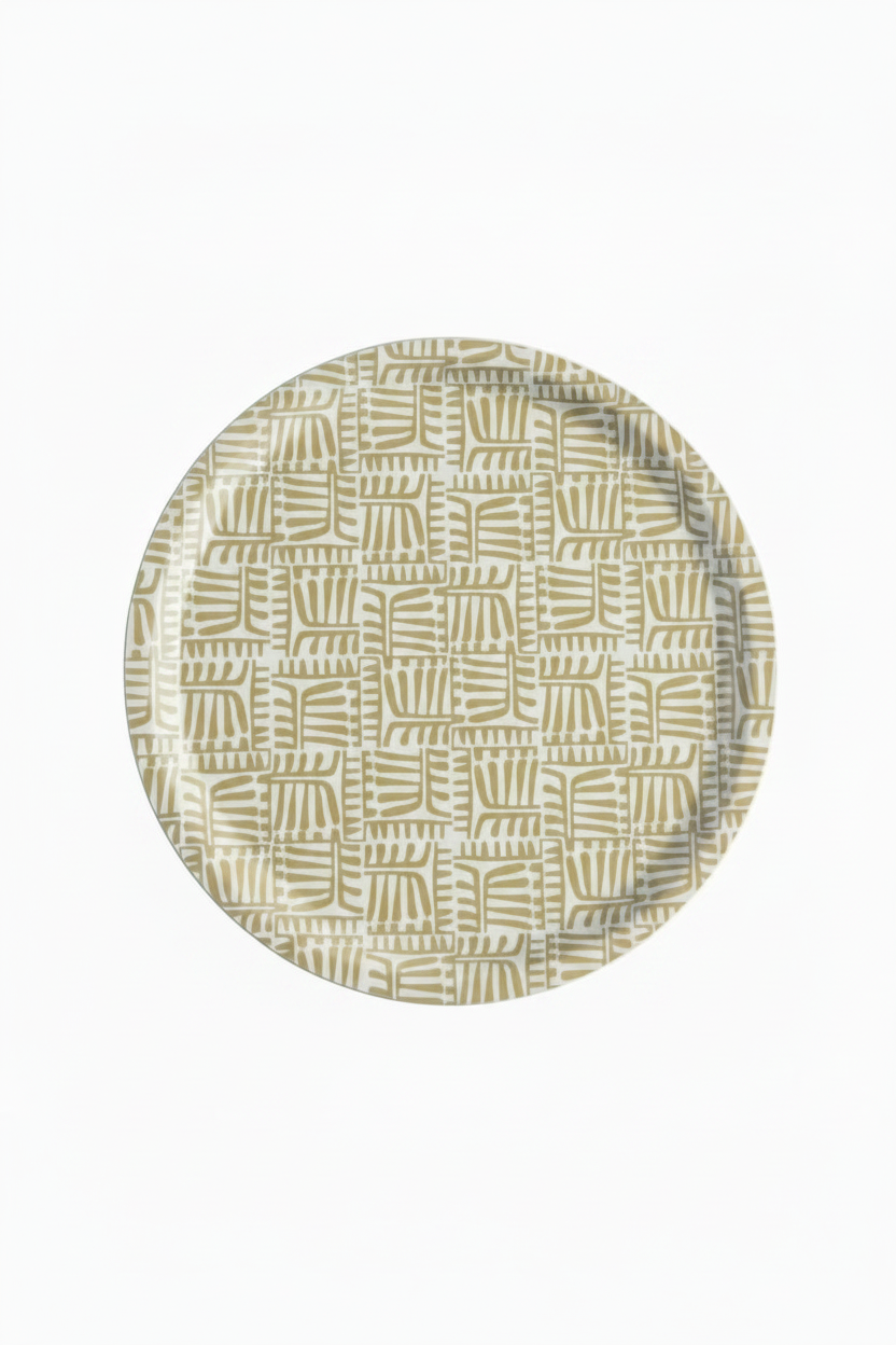 The "Combs" birchwood serving tray with a white background.
