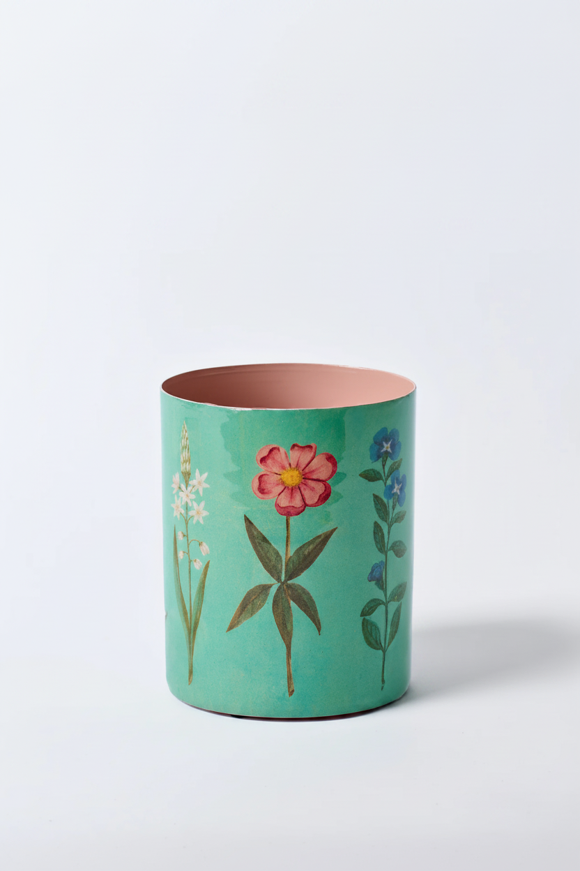 Festival of Flowers Enamel Everything Pot