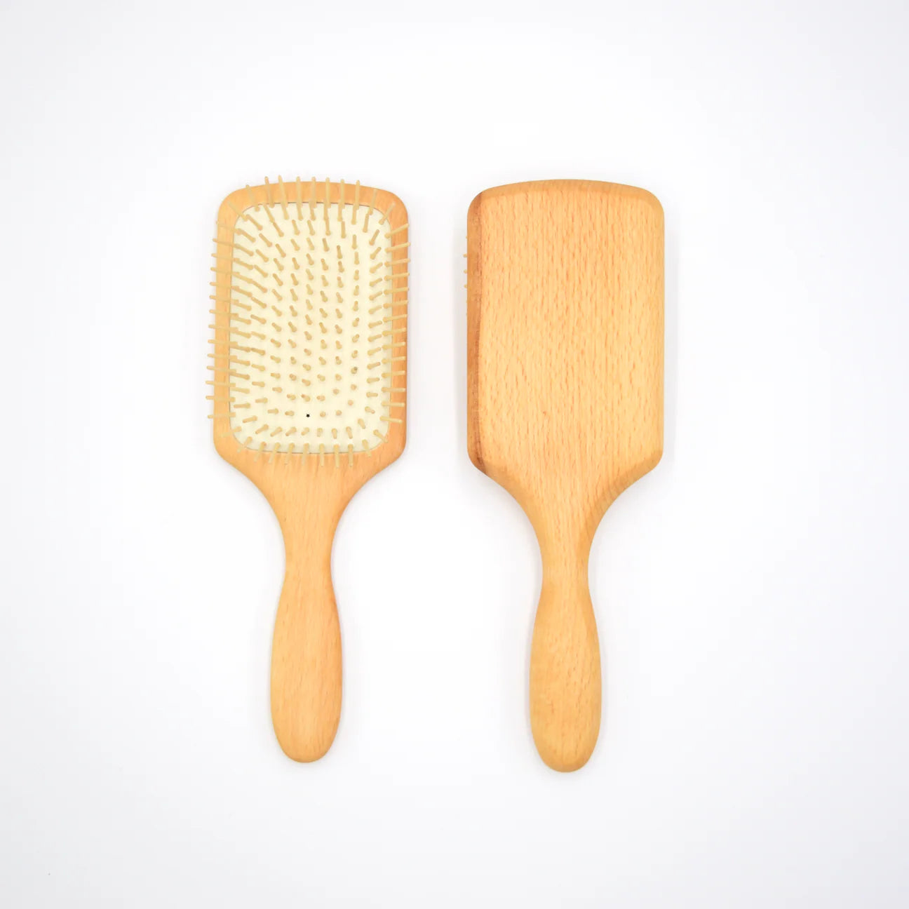 Hair Brush Paddle Wood Pins