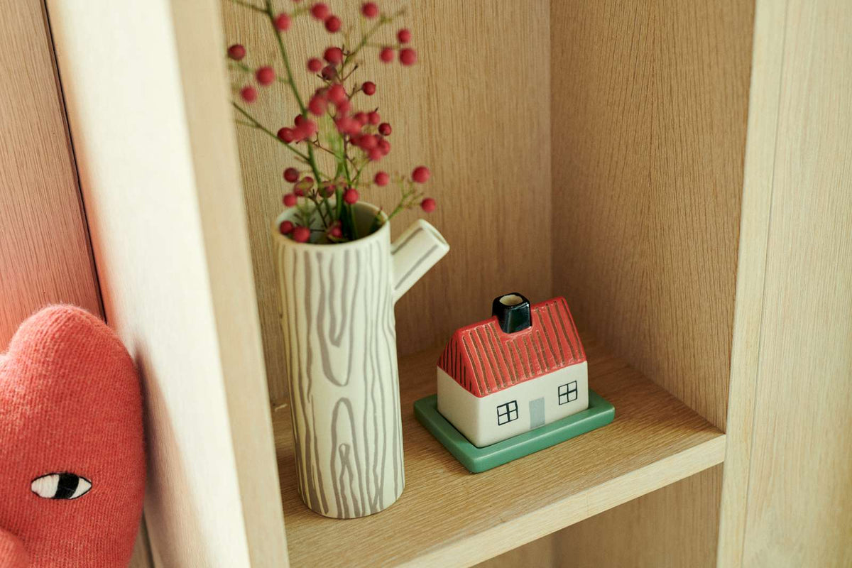 Small Log Jug Vase