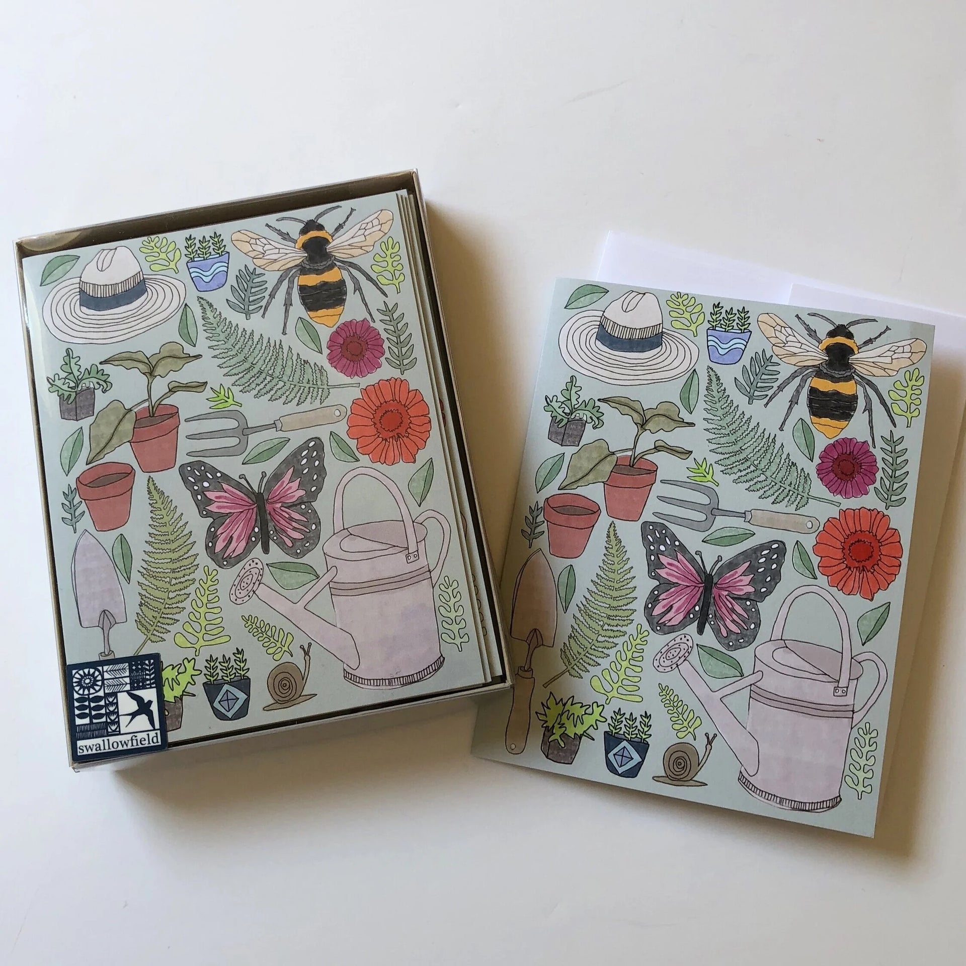 Gardening Notecard Set  by Jennifer Judd-McGee