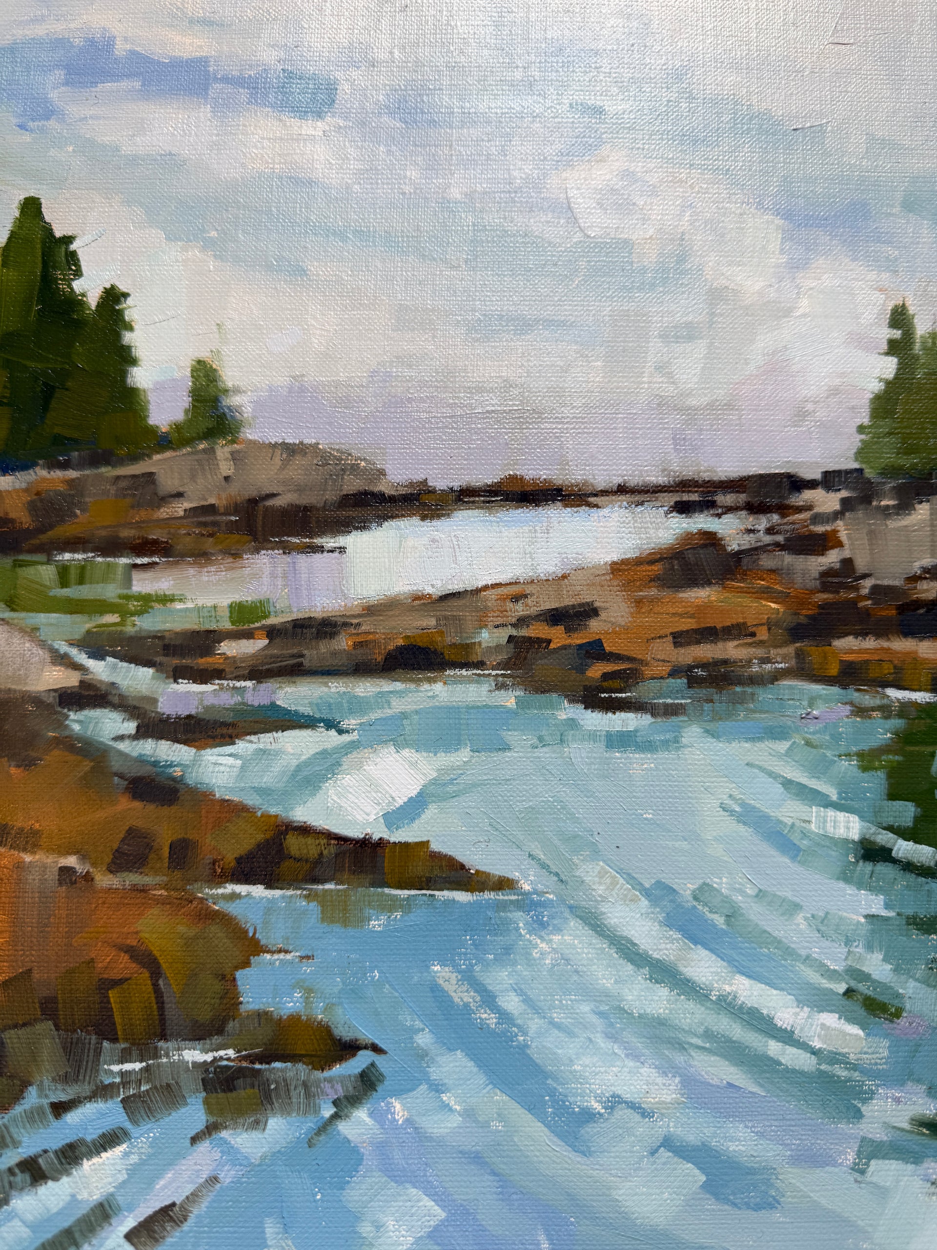 Incoming Tide at the Tidal Pools by Kerry Eaton