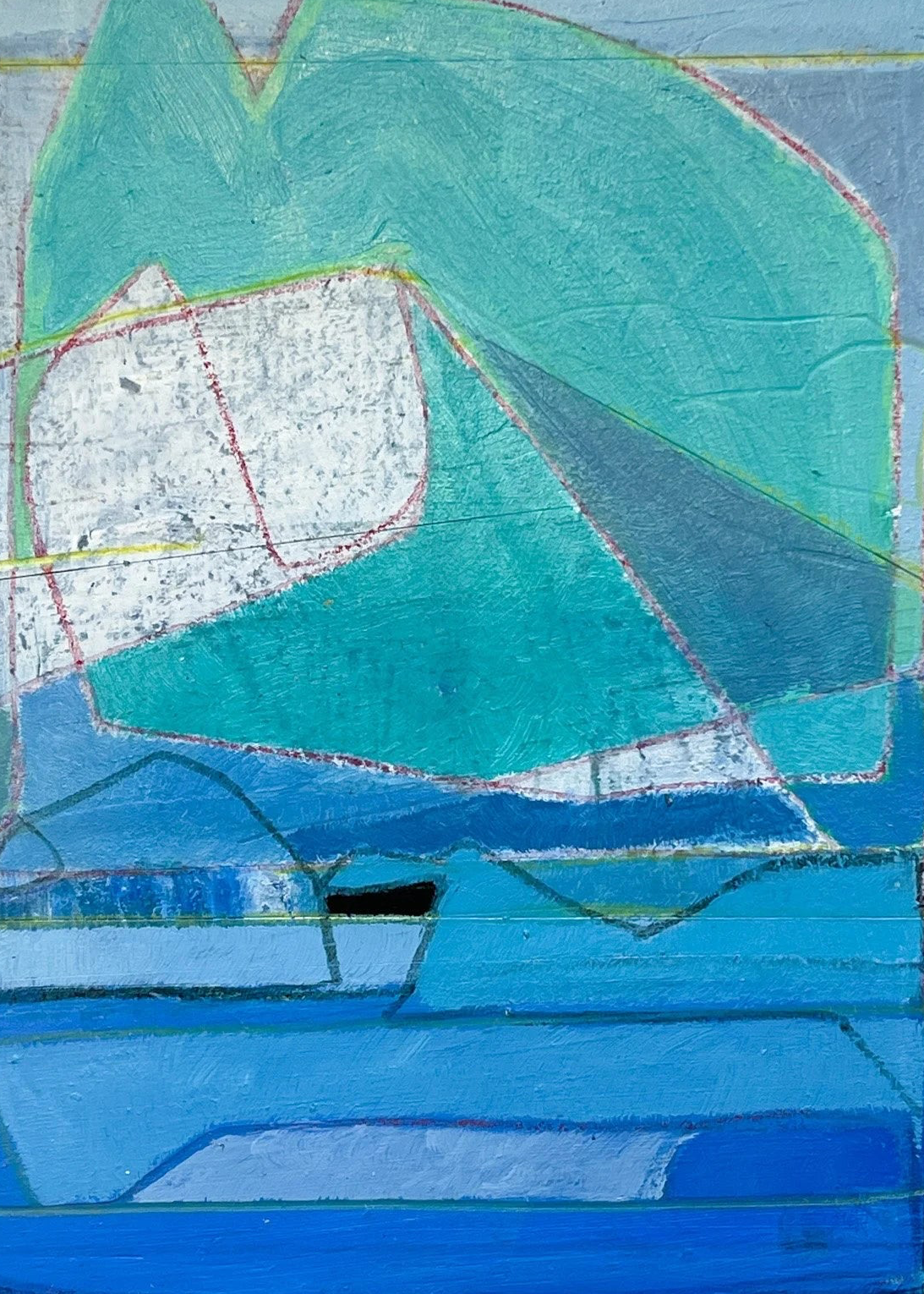 Island Cross Section by Katherine Perkins